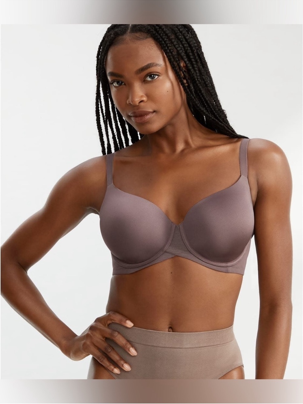 Wacoal Ultimate Side Smoother T-Shirt Bra in Lilac Taupe - Women Intimates